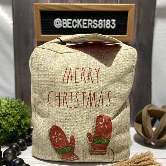 RAE DUNN | “MERRY CHRISTMAS” DoorStop {2 Avail}